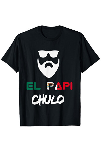 Chic Bloom تي شيرت رجالي برسومات El Papi Chulo