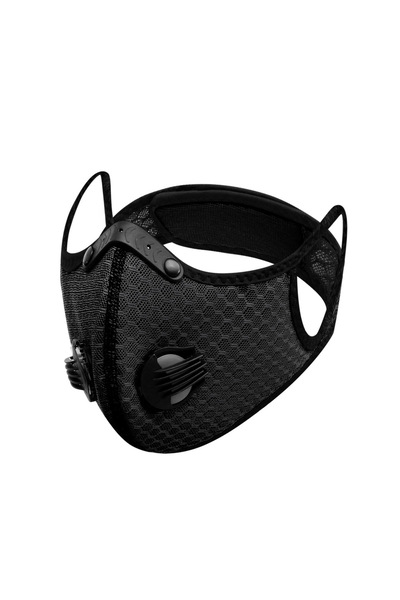 Choice Black 1Pc Sport Face Mask Activated Carbon Filter Riding Mouth Cover P...