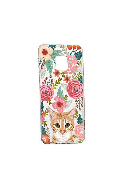 bestcase Husa Cat and Flowers, pentru Xiaomi Redmi Note 9 Pro, rezistenta la ...
