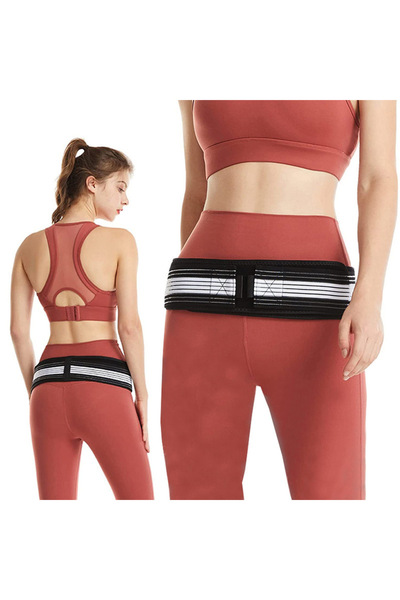 Choice1 110CM HY8068-White Sacroiliac SI Hip Belt for Sciatica, Lower Back Pa...