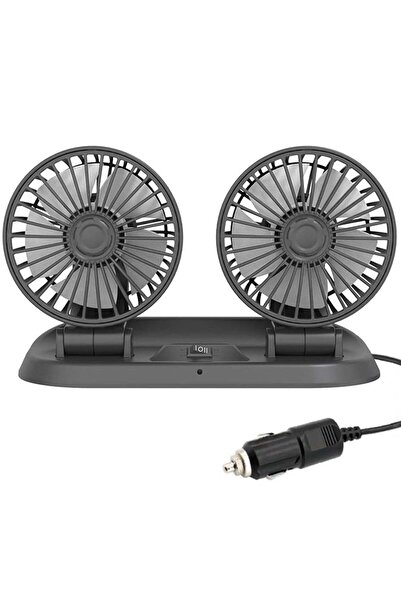 Xtechnx Powermaster Fan10 12 Volt Dc Çakmaklıklı Mini 2Li Plastik Araç Fanı