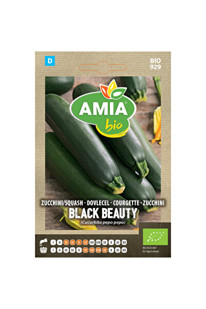 Amia Seminte bio de dovlecel Black Beauty, 2 g