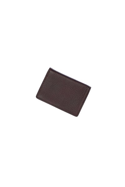 ButicCochet Portcard, din piele naturală, Buticcochet, 10x7x1 cm, Cireș - PR1033