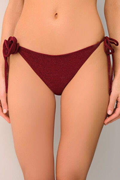 SUWEN Rosa İnce Bağcıklı Bikini Alt