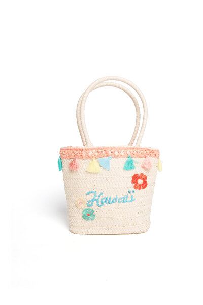 LC Waikiki Geantă de umăr pentru fete, cu ciucuri și broderie
