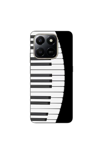 OEM Husa compatibila cu Honor X7d Silicon Gel Tpu Model Piano Keys