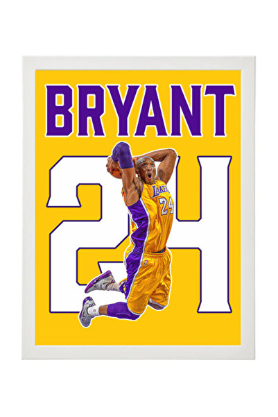 Boomah Accessories Kobe Bryant Basketball Poster with Frame 30x40cm