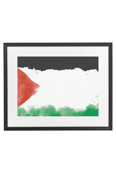 Boomah Accessories Palestine Flag Poster with Frame 30x40cm