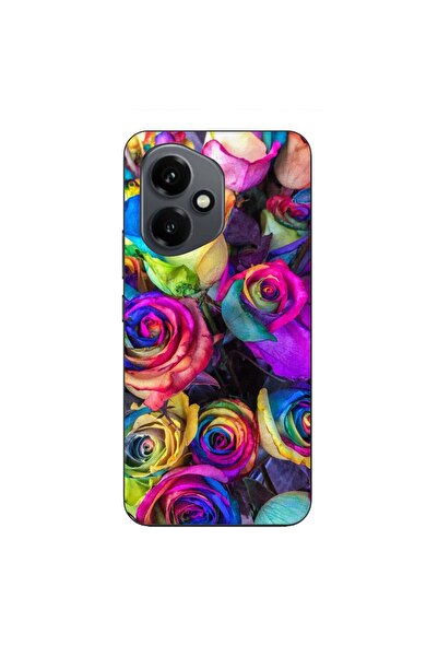 OEM Husa compatibila cu Honor 400 Silicon Gel Tpu Model Trandafiri Colorati