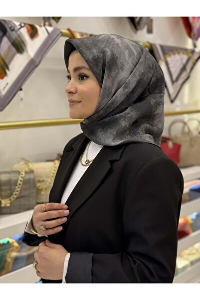 LA BOUTIQUE Bulut Desen Organik Yaz Serinliği Bitkisel Eşarp