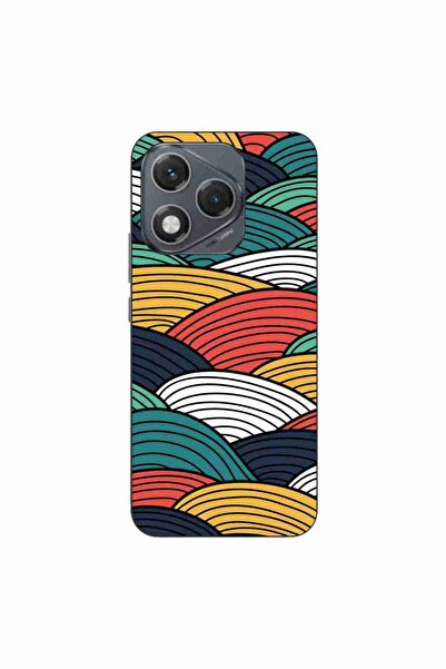 OEM Case compatible with Honor 400 Lite Silicon Gel Tpu Pattern Abstract Stri...