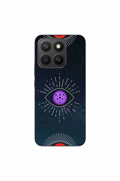 OEM Case compatible with Honor X8c Silicon Gel Tpu Pattern Tomoe Rinnegan Eye