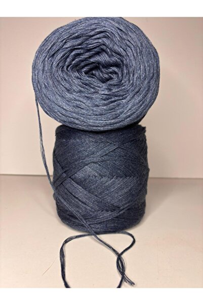 Ana&Kuzusu İplik Indigo Blue Italian Mercerized Viscose (4 Layers of Winding)...