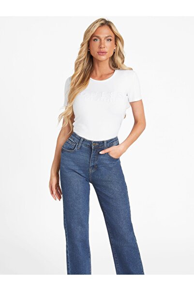 Guess تيشيرت بشعار ليزا