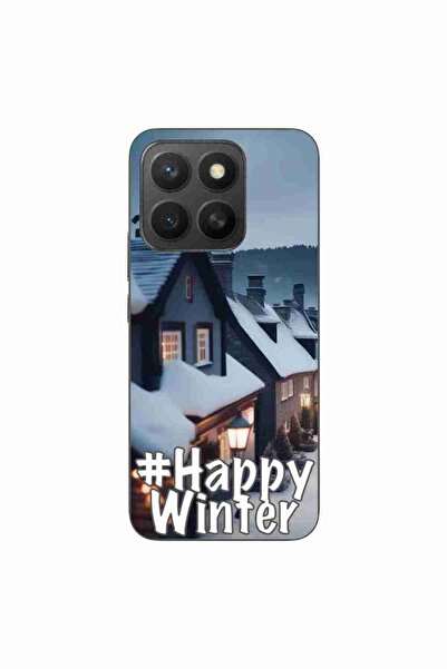 OEM Husa compatibila cu Honor X8c Silicon Gel Tpu Model Happy Winter