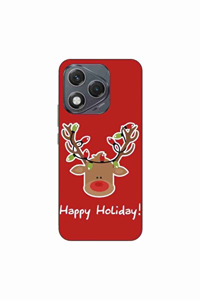 OEM Husa compatibila cu Honor 400 Lite Silicon Gel Tpu Model Craciun Ren Happ...