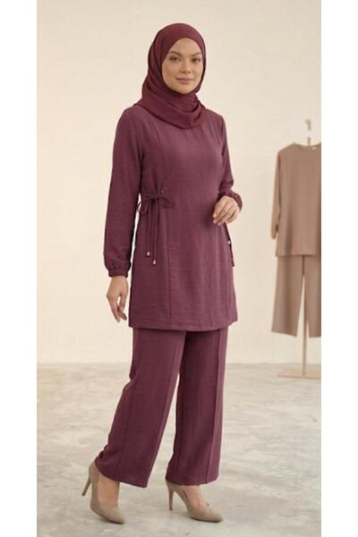 yussewear Yw Side Tie Tunic Set