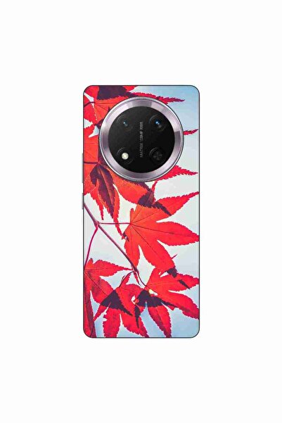 OEM Husa compatibila cu Honor Magic7 Lite Silicon Gel Tpu Model Frunze de toamna