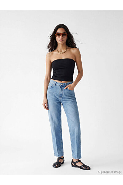 LC Waikiki High Waist Barrel Fit Women's Jean Pants from Uzg Store for Style ...