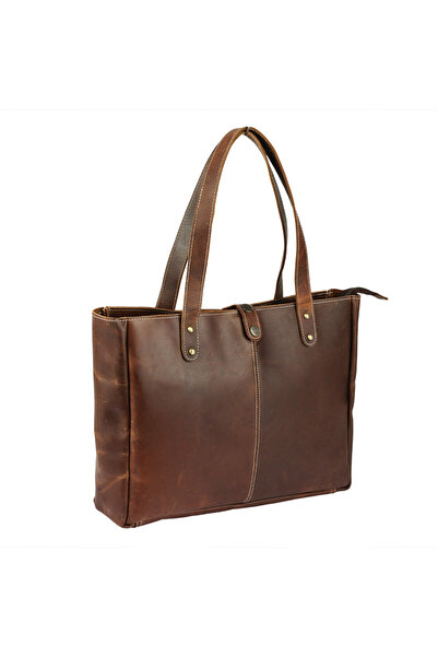 NeoSimply Geantă din Piele Naturala, NeoSimply, Crazy Horse, Maro Vintage, 40...