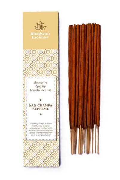 Bhagwan Incense Nag Champa Supreme - bețișoare parfumate masala naturale prem...