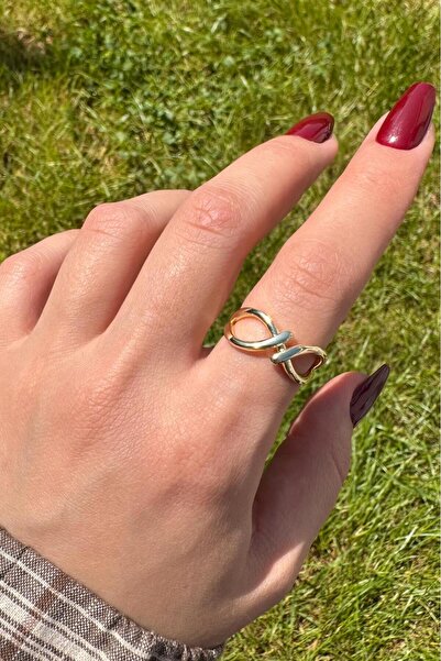 Leo'Stone Polished Series Infinity Form Adjustable Women's Ring