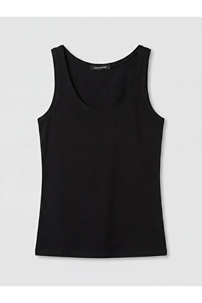 LC Waikiki Black U Neck Women's Athlete