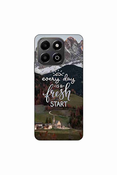 OEM Husa compatibila cu Honor X6b Silicon Gel Tpu Model Mesaj Fresh Start