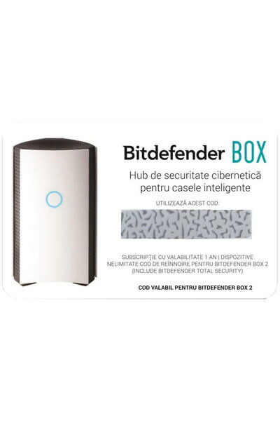 BITDEFENDER BOX, license renewal, scratch card