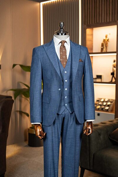 Terzi Ayhan Classics Vest Suit Blue