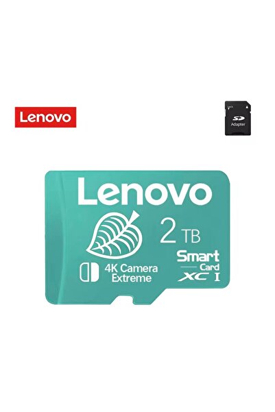 LENOVO 2TB (2000GB) memory card, Super transfer speed, with SD adapter