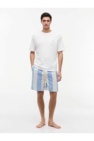 Tommy Hilfiger Erkek SS WOVEN SHORT PRINT SET UM0UM03851-TH0VA