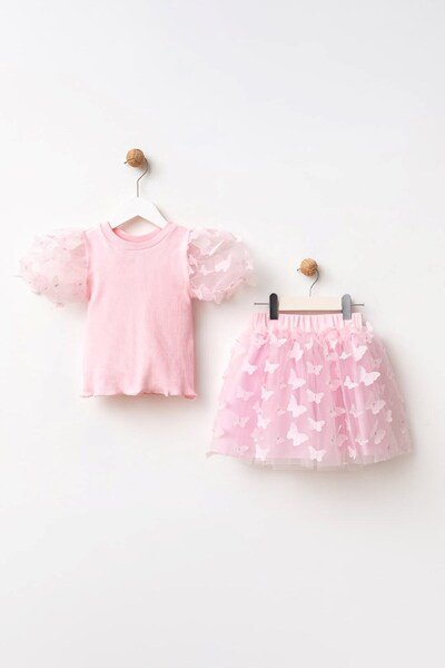 Banamio Set dublu pentru fete cu detaliu fluture 3D Mariella
