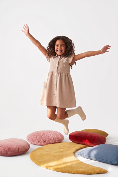 inowesta trend Girl's 100% Cotton Summer Colorful Denim Dress