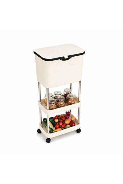 Generic Integrated storage basket with shelves