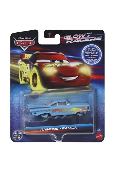 HOT WHEELS Ramone Cars Glow-In-The-Dark Racers Single Character Vehicles Hpg7...