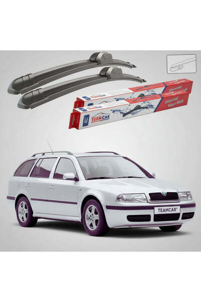 TEAMCAR Skoda Octavia I Combi 1U5 1998-2010 Wiper Blades | Front Flat Set – T...
