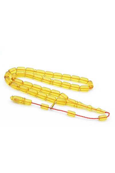 Murty99 Ayhan Turan Semnat Capsule Cut Yellow Squeezing Amber Tesbih