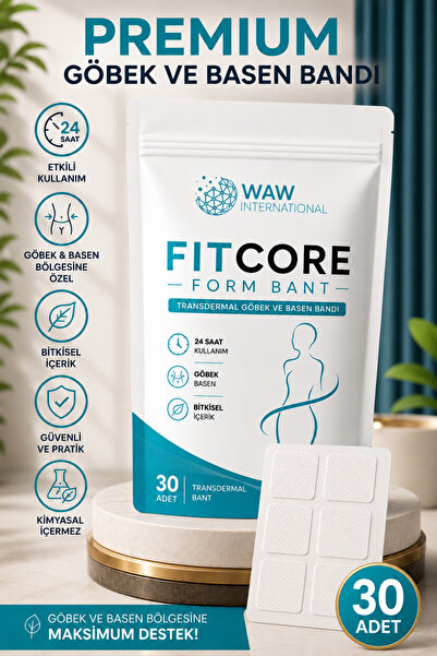 waw international FitCore Form Bant 30 Adet Premium Göbek ve Basen Bandı