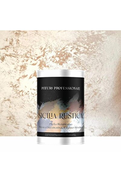 YaYa Color Vopsea Decorativă Sicilia Rustica Cafea cu Lapte 1L – Efect Perlat...