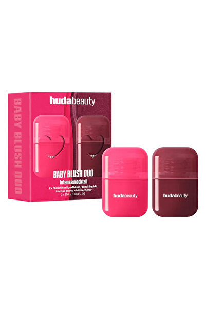 AI HUDA BEAUTY هودى بيوتي طقم بيبي بلاش مايلد موكتيل الثنائية حجم ميني