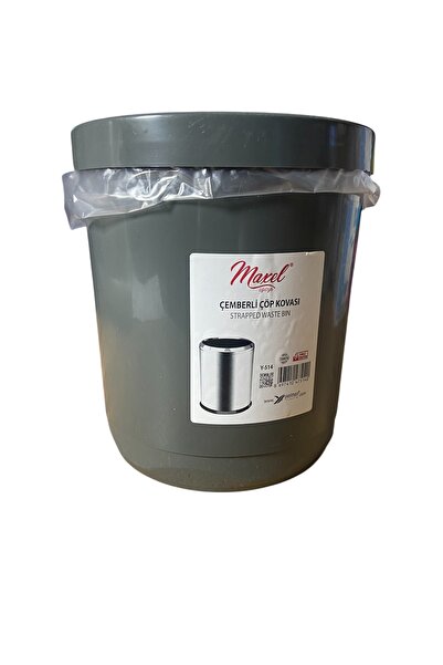 WESPA Trash Can with Hoop for Use in the Office or Study Room, 21 cm Deep, 19...