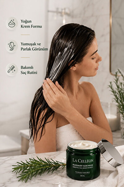 la celleon Biberiyeli Saç Bakım Maskesi | Shea Yağı, Argan Yağı ve Hidrolize Protein Özlü 250 ML
