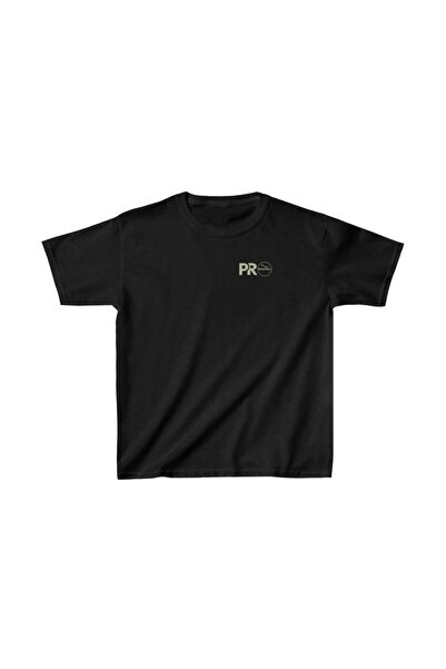 Mariposa Secret Unisex Kids Printed T-Shirt - Black