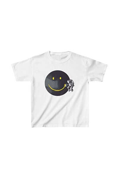 Mariposa Secret Unisex Kids Printed T-Shirt - White
