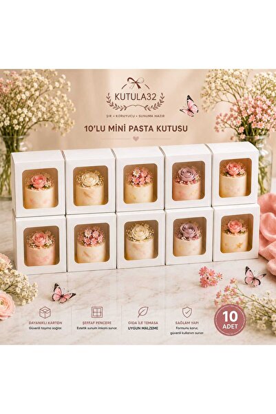 kutula 32 Mini pasta kutusu (10 adet )