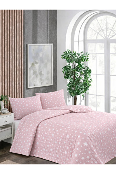 YALITEKS HOME Kapitoneli Tek Kişilik Desenli Pike - Yatak Örtüsü Takımı 170x2...