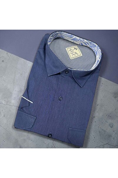 EREN STYLE Linen Classic 100% Cotton Short Sleeve Anti-Sweat Shirt