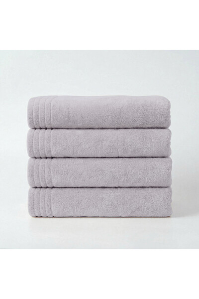 Donetella Pack of 4 Hand Towels 50x90 cm – 330 GSM Microfiber, Soft, Absorben...