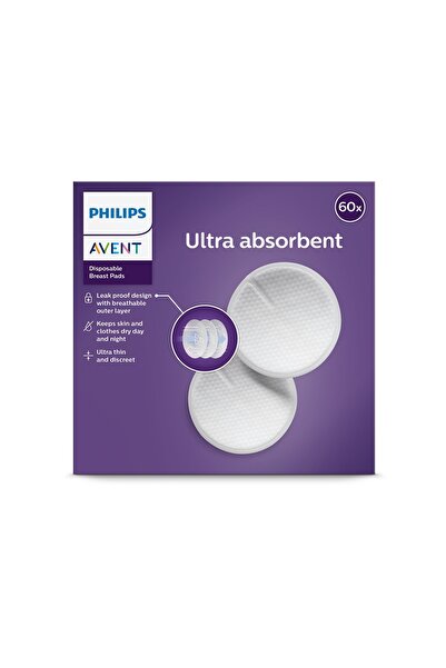 Philips Breast pads SCF2541/61, 60 pcs